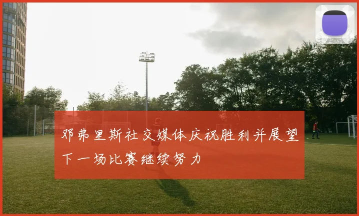 邓弗里斯社交媒体庆祝胜利并展望下一场比赛继续努力