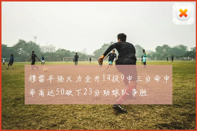 穆雷半场火力全开14投9中三分命中率高达50砍下23分助球队争胜